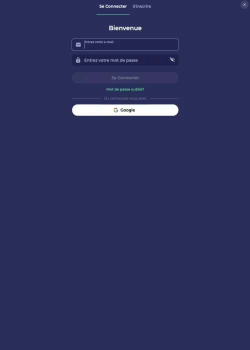 Interface de Bruno Casino en ligne